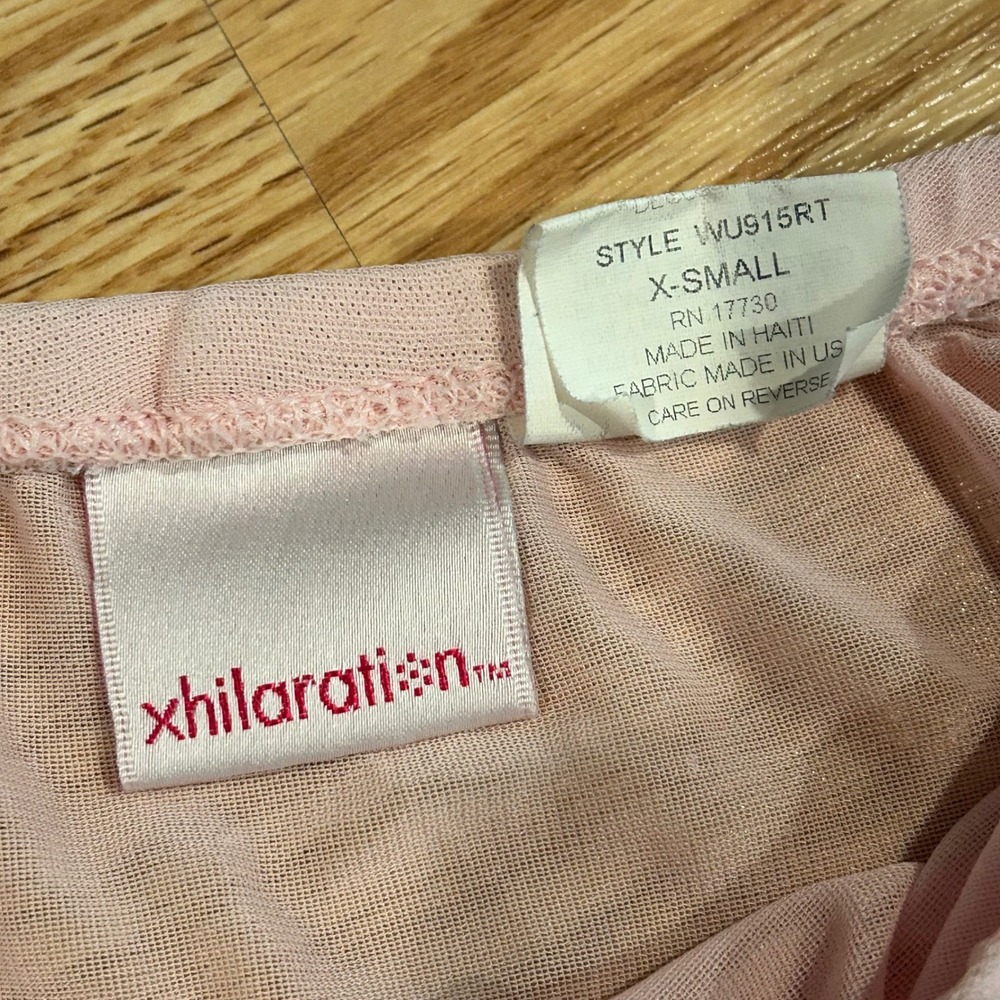 Xhilaration Girl's Pink‎ Ballet Dance Skirt XS Extra Small Layered Tutu - Picture 2 of 2
